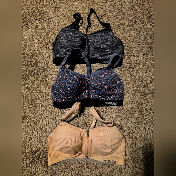 Victoria's Secret Other - Victoria's Secret Sports Bras - Black, Pink, Tan